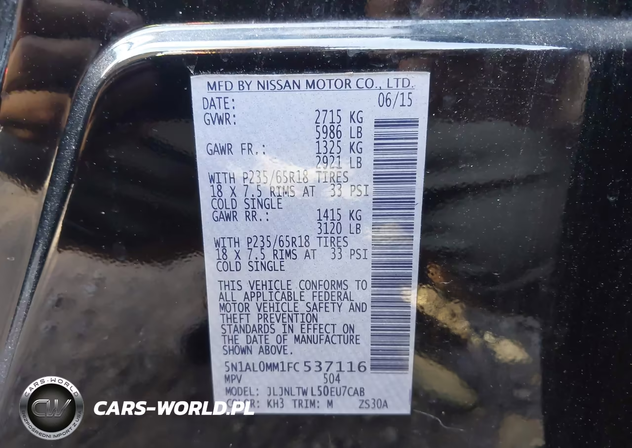 2015 Infiniti Qx60 VIN:5N1AL0MM1FC537116 - 9