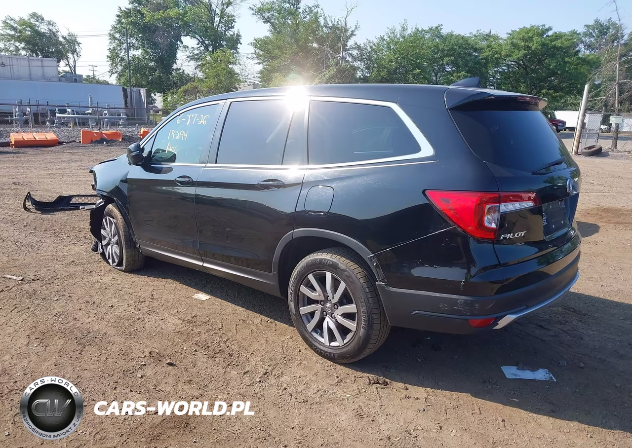 2022 Honda Pilot Awd Ex-L VIN:5FNYF6H5XNB087547 - 3