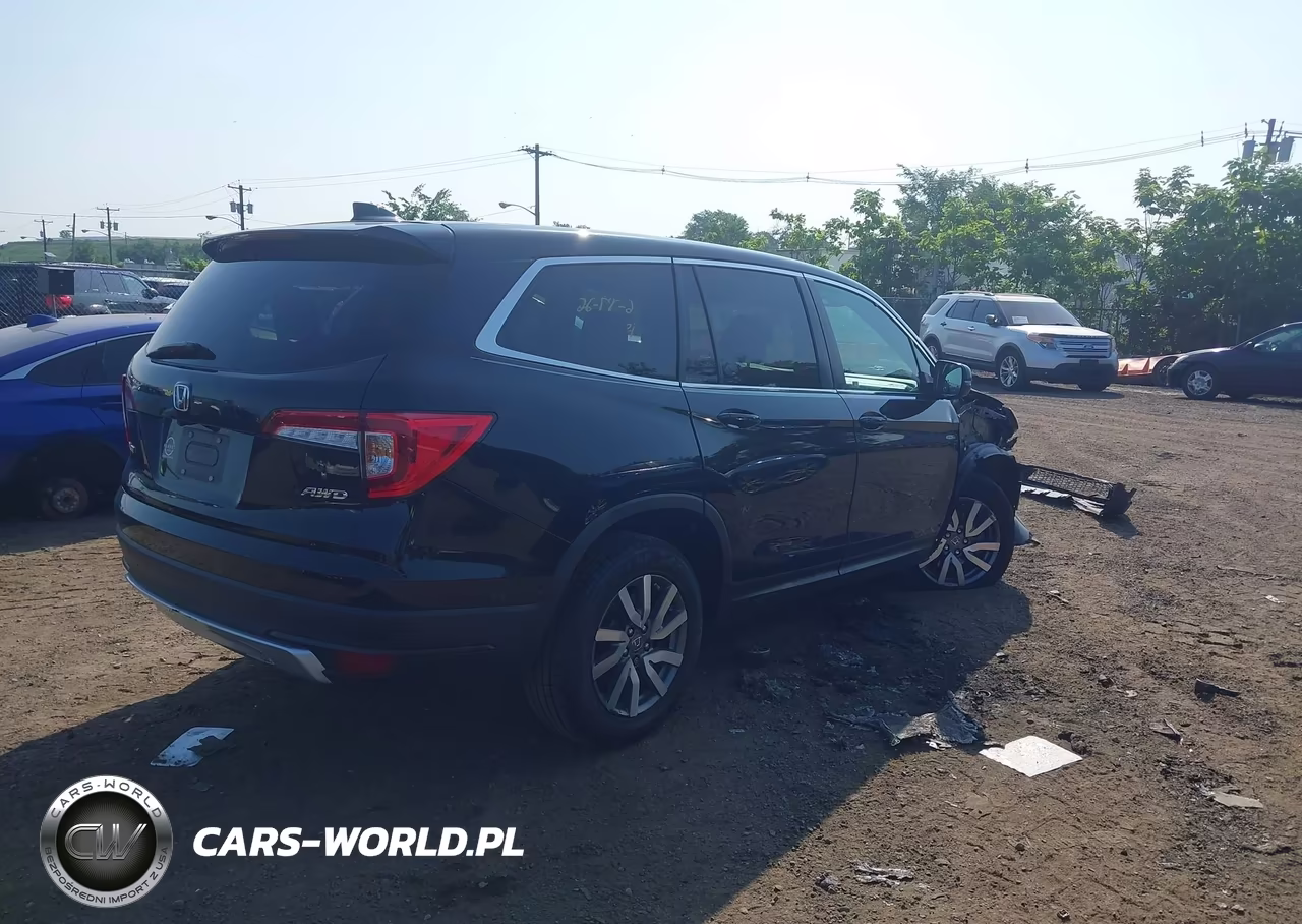 2022 Honda Pilot Awd Ex-L VIN:5FNYF6H5XNB087547 - 4