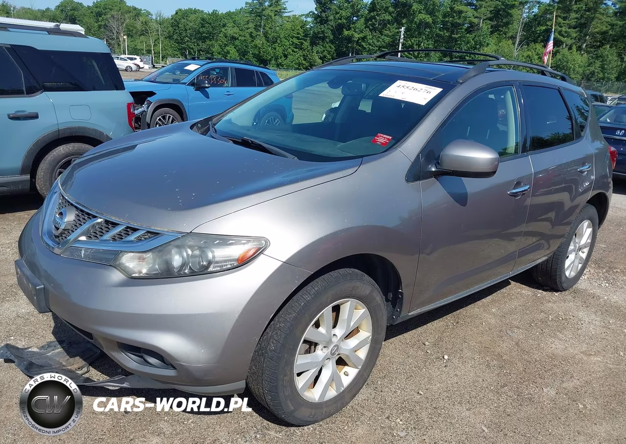 2011 Nissan Murano Sl VIN:JN8AZ1MW1BW178650 - 2
