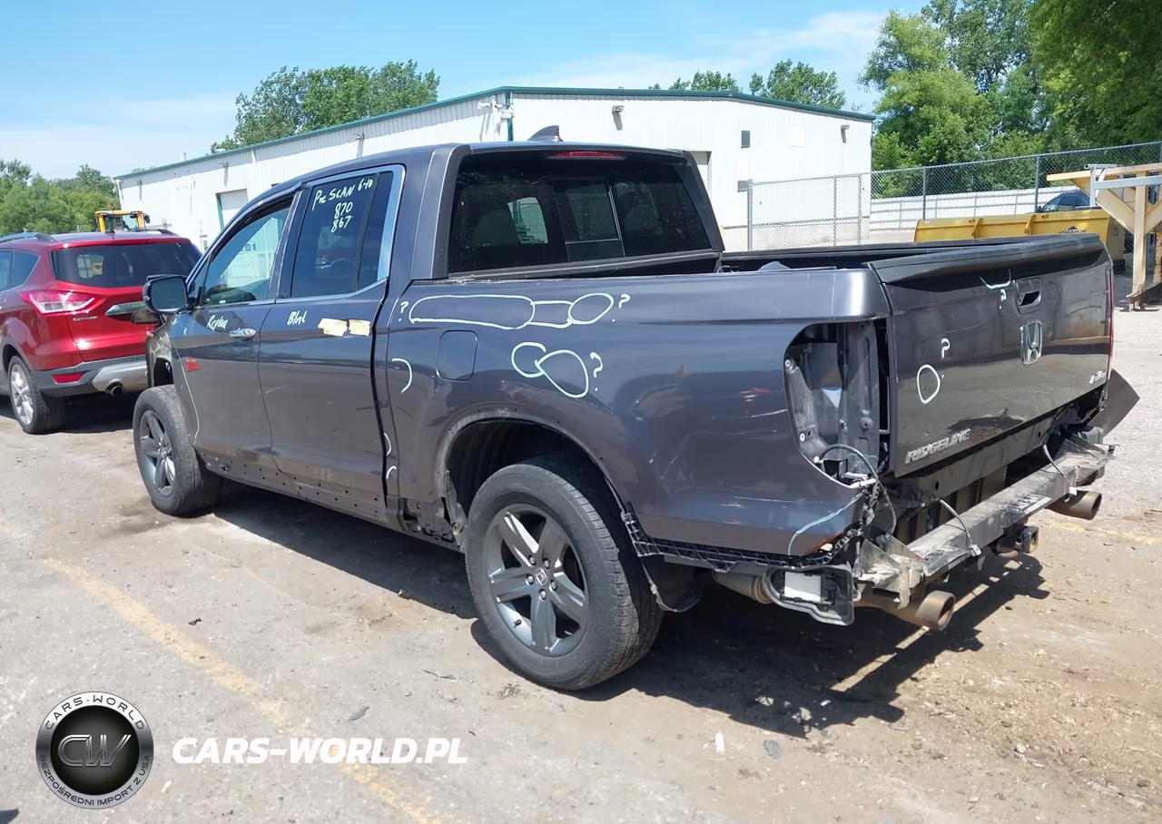 2022 Honda Ridgeline Rtl-E VIN:5FPYK3F71NB004187 - 3