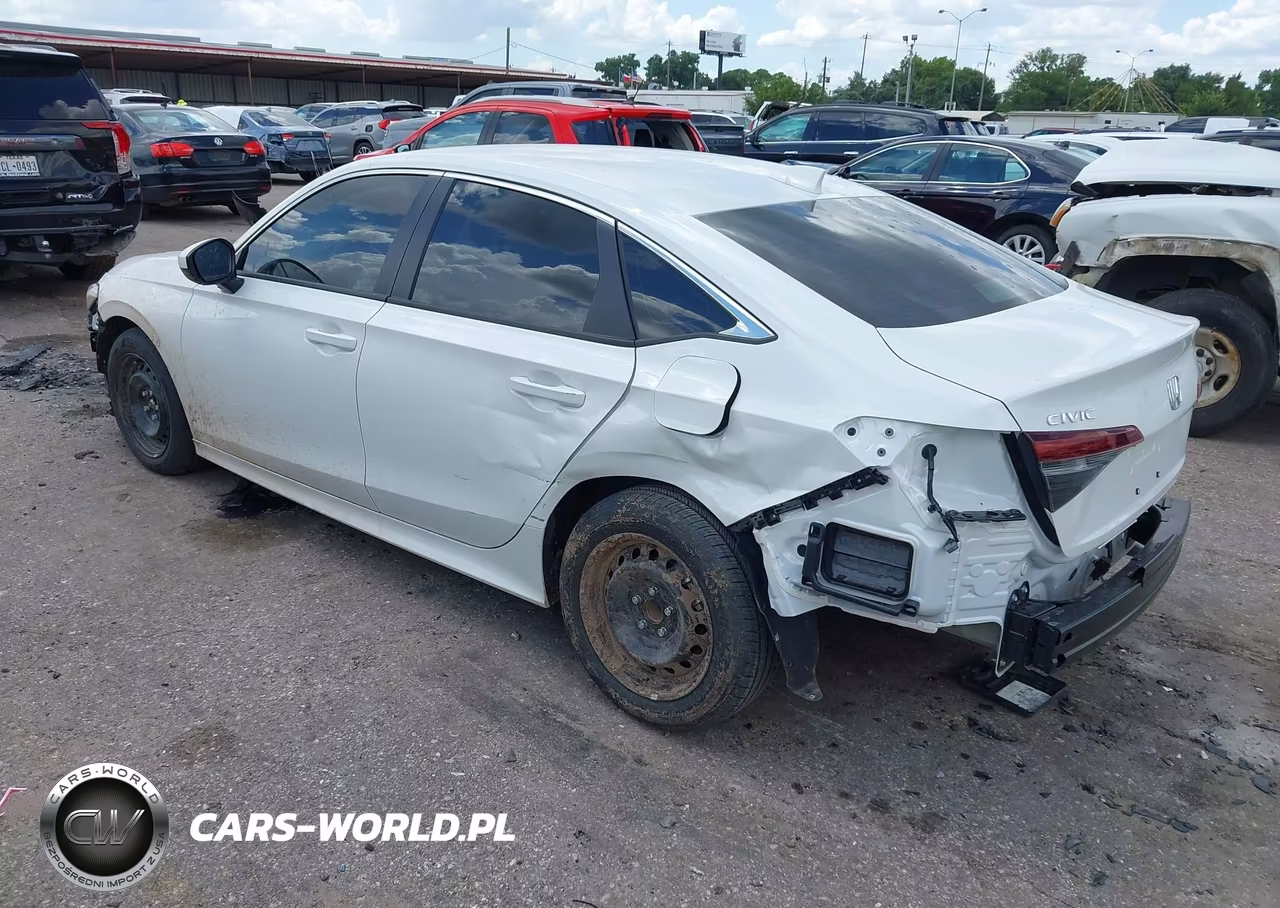 2026 Honda Civic Lx VIN:2HGFE2F2XTH597286 - 3
