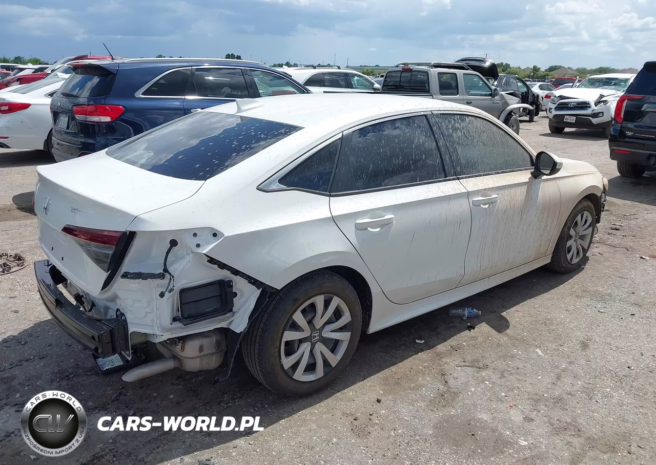 2026 Honda Civic Lx VIN:2HGFE2F2XTH597286 - 4