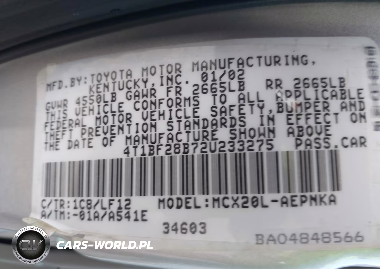 2002 Toyota Avalon Xl VIN:4T1BF28B72U233275 - 9