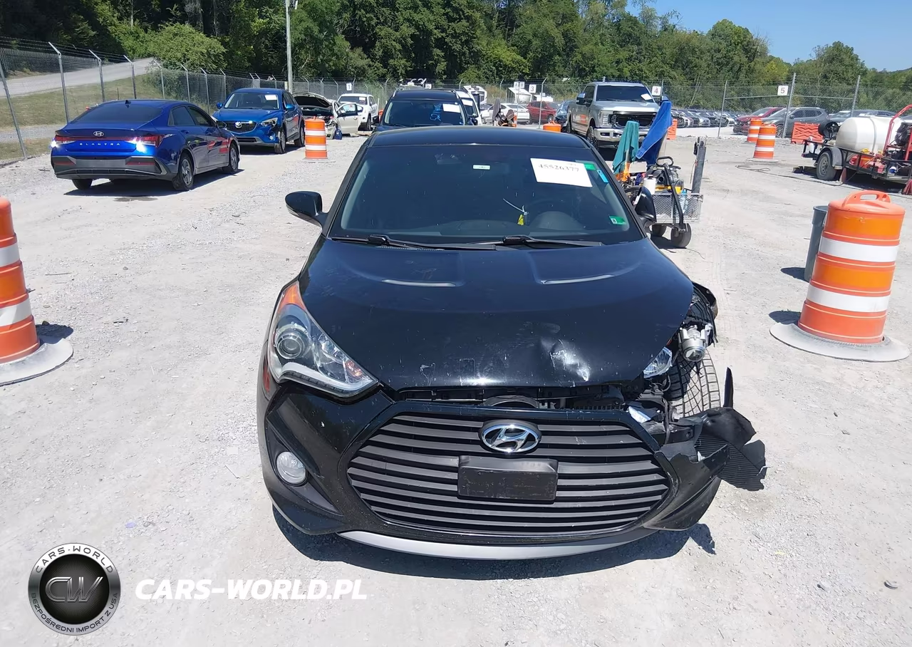 2014 Hyundai Veloster Turbo W-Black VIN:KMHTC6AEXEU191696 - 12