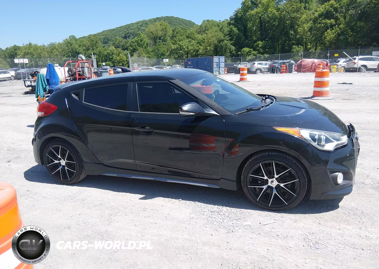 2014 Hyundai Veloster Turbo W-Black VIN:KMHTC6AEXEU191696 - 13