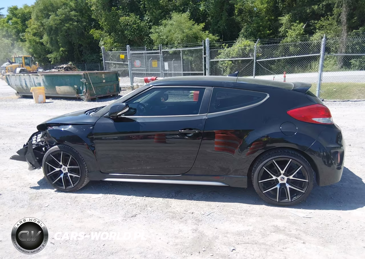 2014 Hyundai Veloster Turbo W-Black VIN:KMHTC6AEXEU191696 - 14
