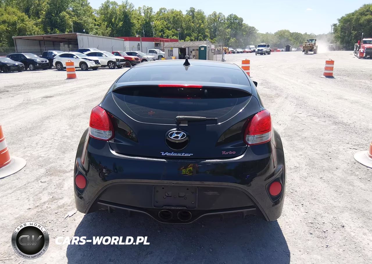 2014 Hyundai Veloster Turbo W-Black VIN:KMHTC6AEXEU191696 - 16