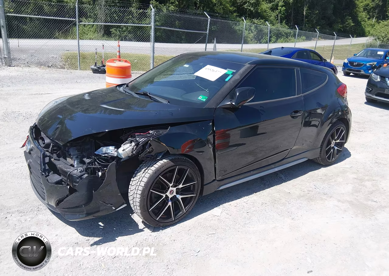 2014 Hyundai Veloster Turbo W-Black VIN:KMHTC6AEXEU191696 - 2