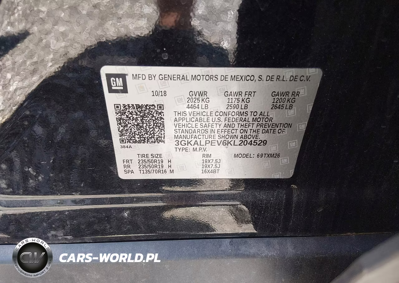 2019 GMC Terrain Slt VIN:3GKALPEV6KL204529 - 9