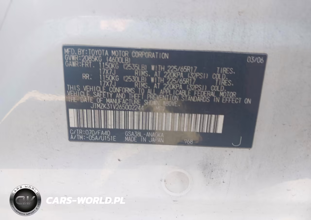 2006 Toyota Rav4 Limited V6 VIN:JTMZK31V265002244 - 9