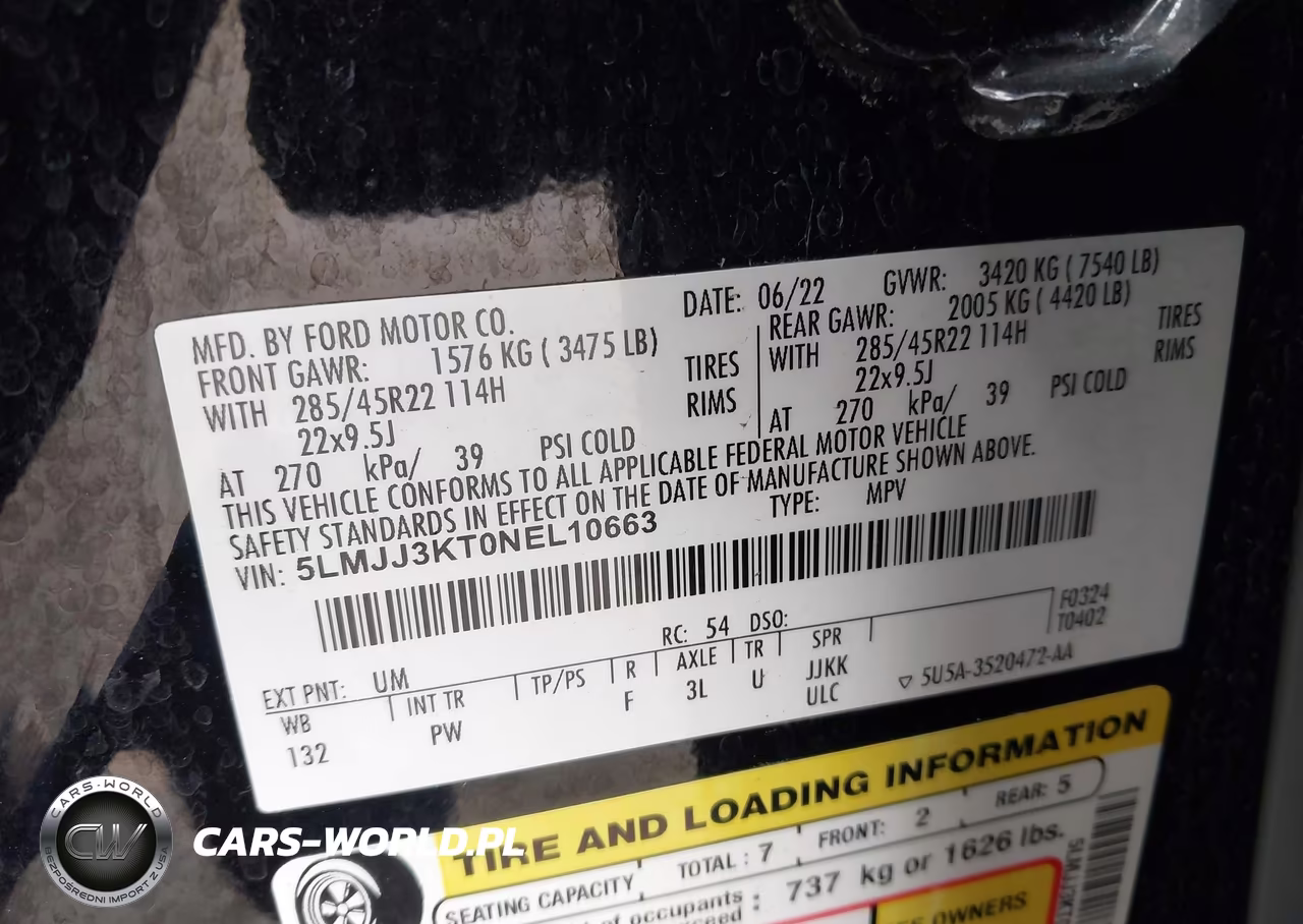 2022 Lincoln Navigator Reserve L VIN:5LMJJ3KT0NEL10663 - 9