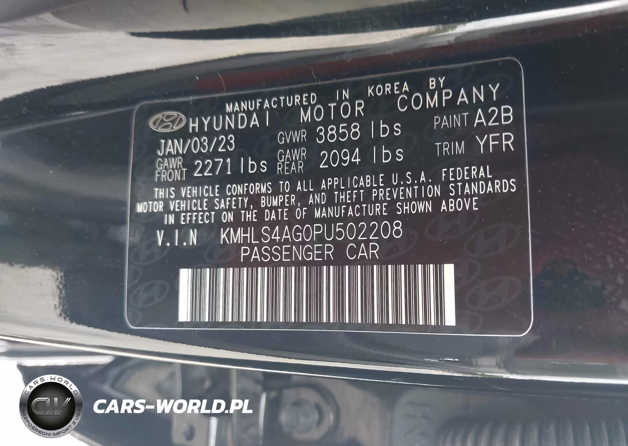 2023 Hyundai Elantra Sel VIN:KMHLS4AG0PU502208 - 9