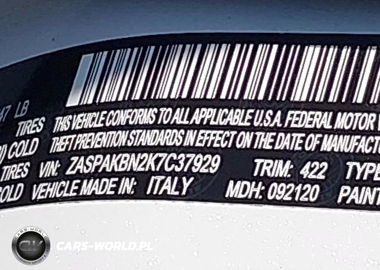 2019 Alfa Romeo Stelvio Ti Sport Awd VIN:ZASPAKBN2K7C37929 - 9