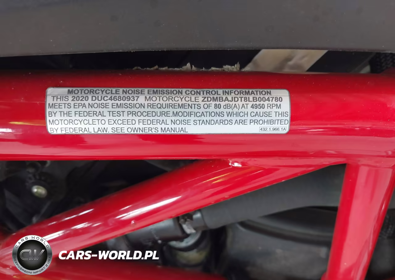2020 Ducati Hypermotard 950-950 Sp VIN:ZDMBAJDT8LB004780 - 10