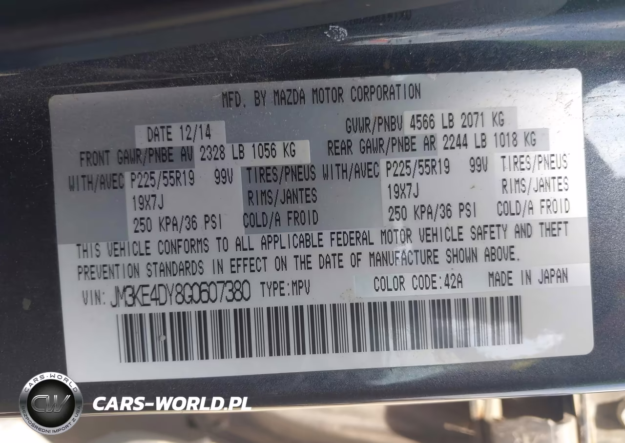 2016 Mazda Cx-5 Grand Touring VIN:JM3KE4DY8G0607380 - 9