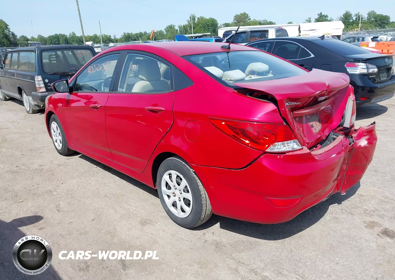 2014 Hyundai Accent Gls VIN:KMHCT4AE1EU755806 - 3