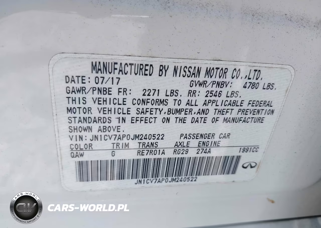 2018 Infiniti Q50 2.0T Pure VIN:JN1CV7AP0JM240522 - 9