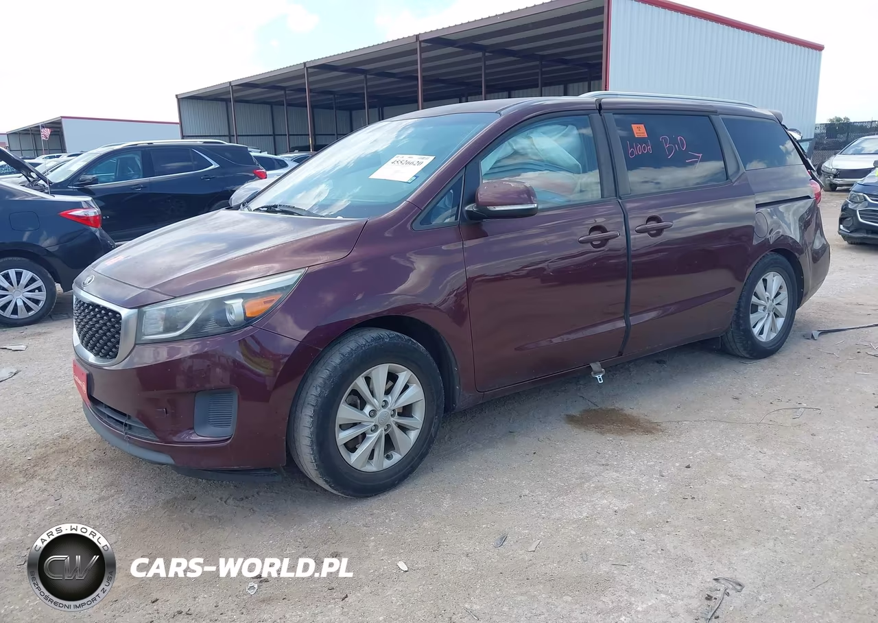 2015 Kia Sedona Lx VIN:KNDMB5C12F6040566 - 2