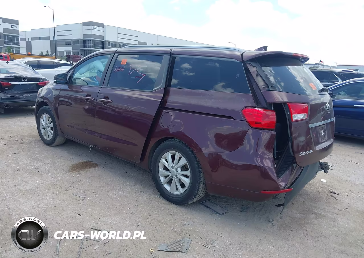2015 Kia Sedona Lx VIN:KNDMB5C12F6040566 - 3