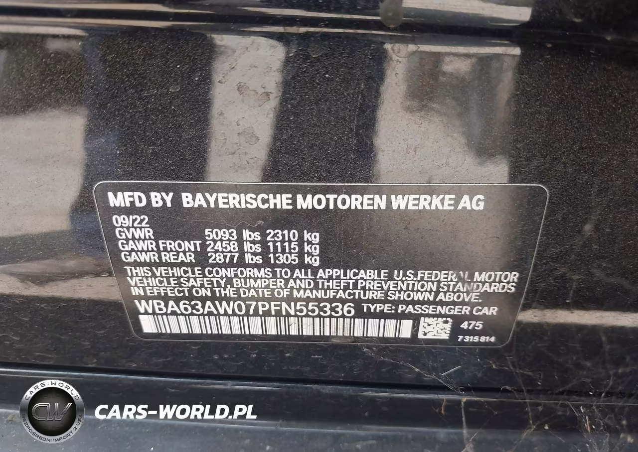2023 BMW M440I Gran Coupe VIN:WBA63AW07PFN55336 - 9
