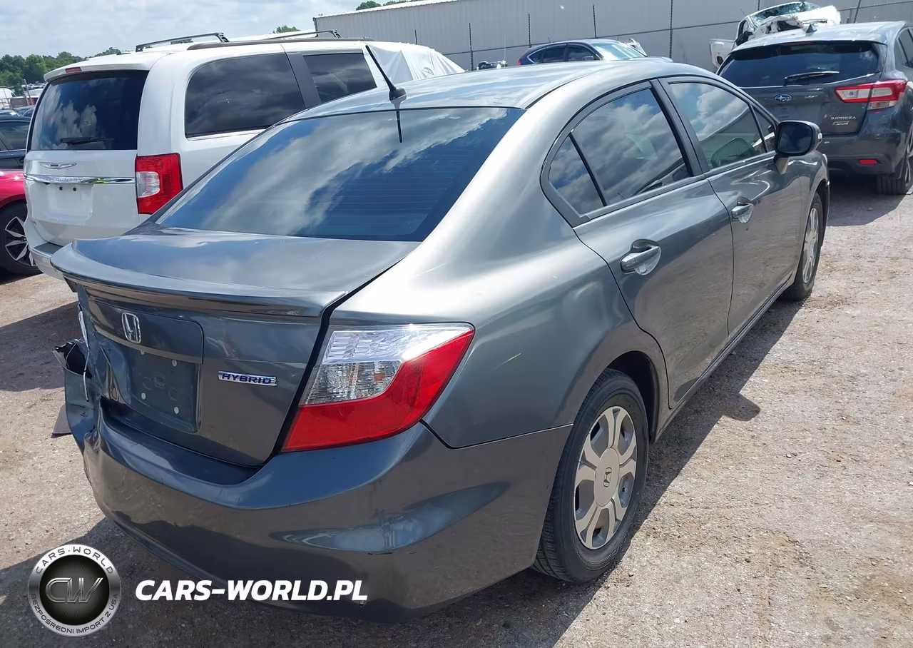 2012 Honda Civic Hybrid VIN:JHMFB4F21CS005669 - 4