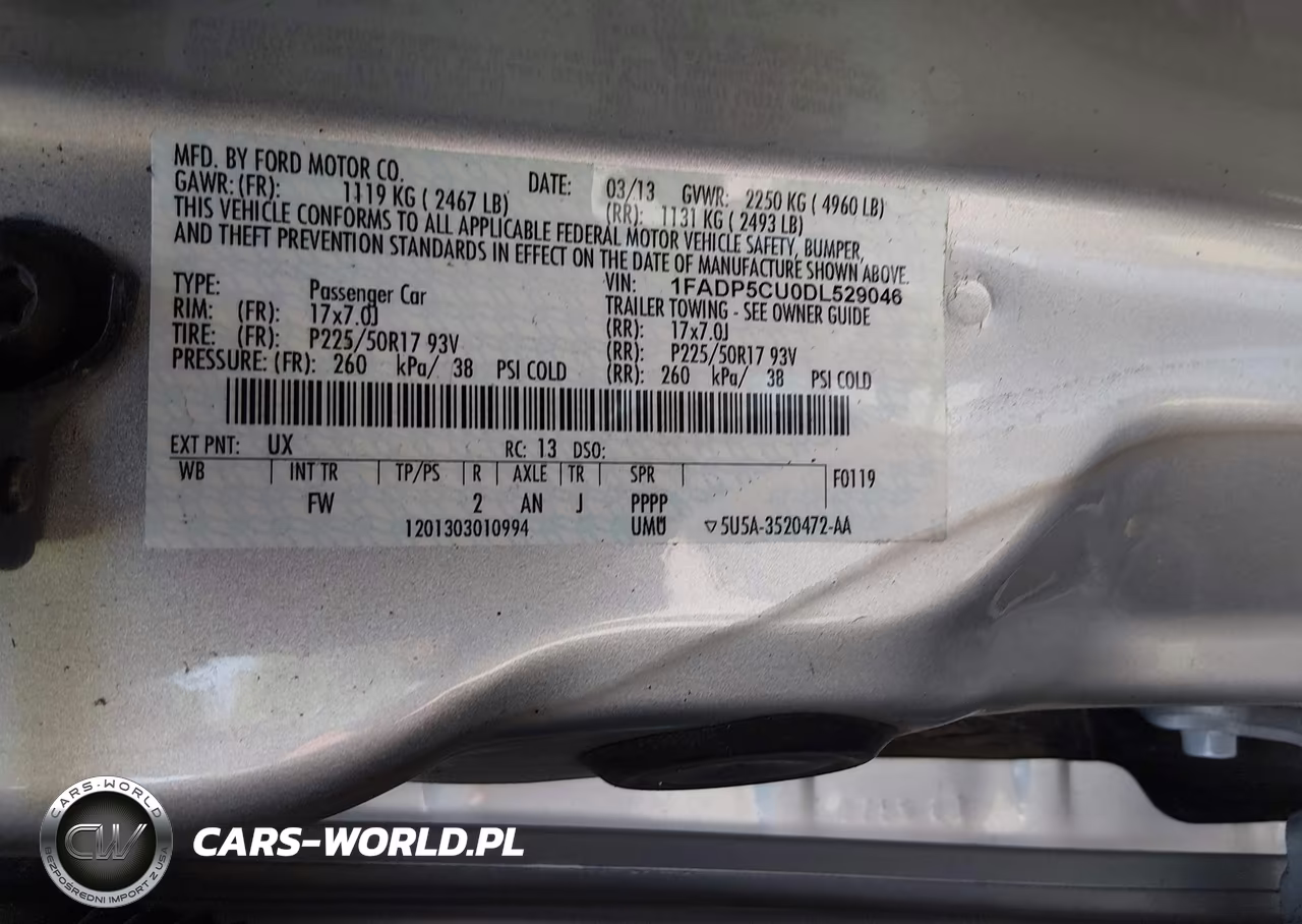 2013 Ford C-Max Energi Sel VIN:1FADP5CU0DL529046 - 9