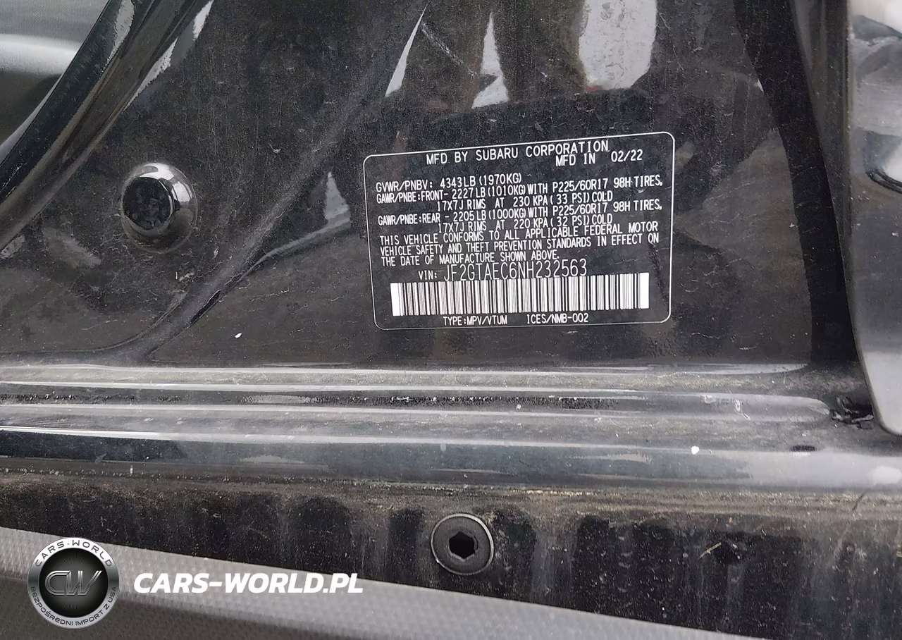 2022 Subaru Crosstrek Premium VIN:JF2GTAEC6NH232563 - 9