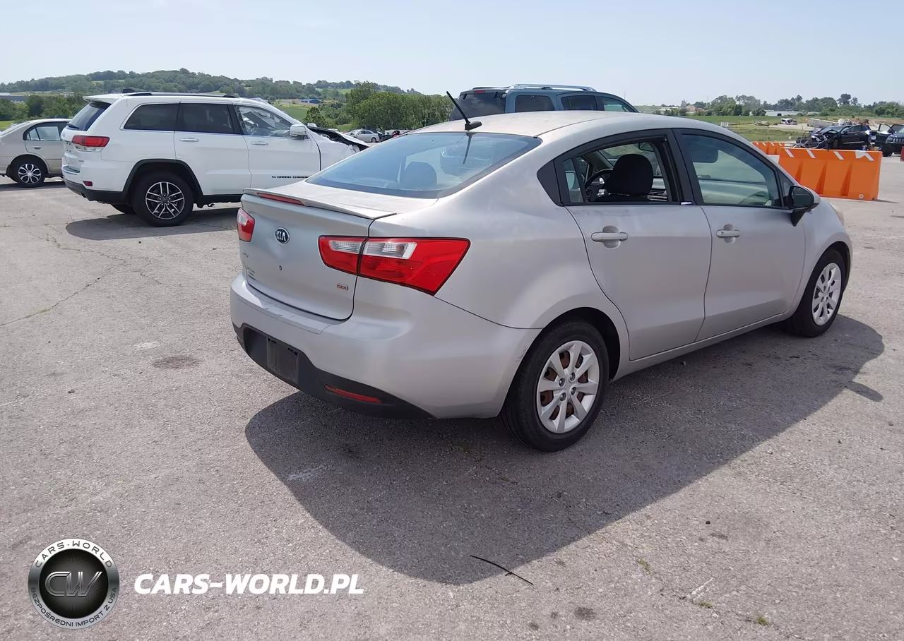 2013 Kia Rio Lx VIN:KNADM4A36D6164472 - 4