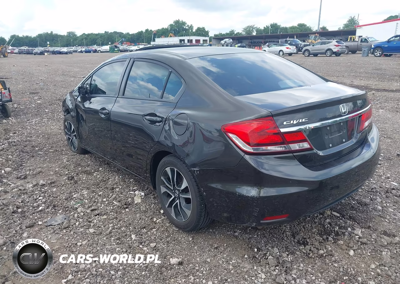 2013 Honda Civic Ex-L VIN:19XFB2F96DE033667 - 3