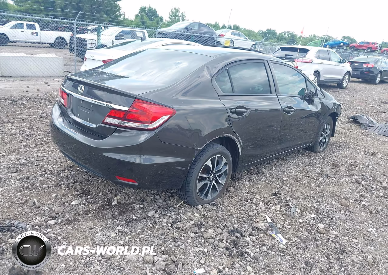 2013 Honda Civic Ex-L VIN:19XFB2F96DE033667 - 4