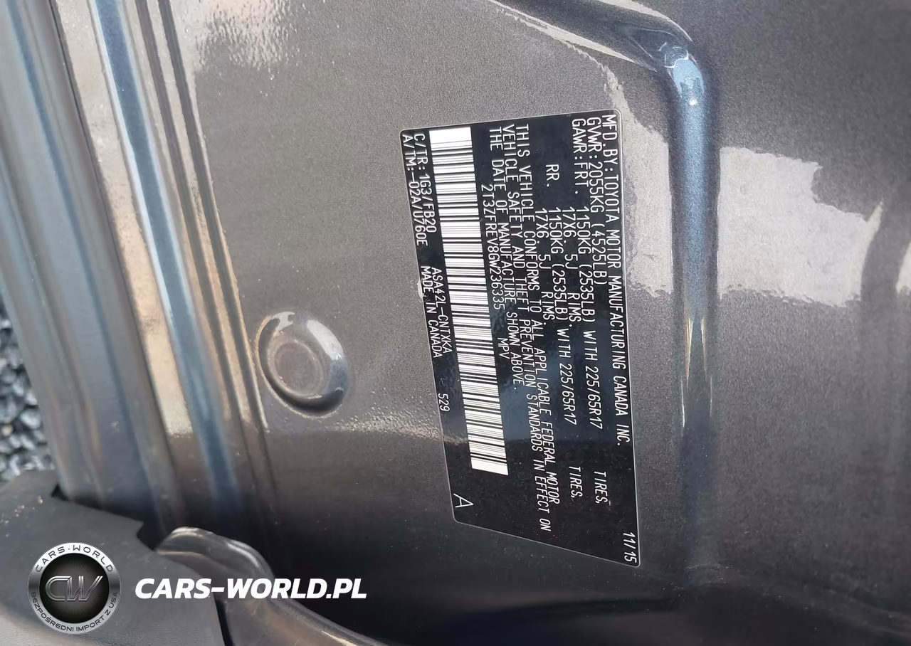 2016 Toyota Rav4 Le VIN:2T3ZFREV8GW236335 - 9