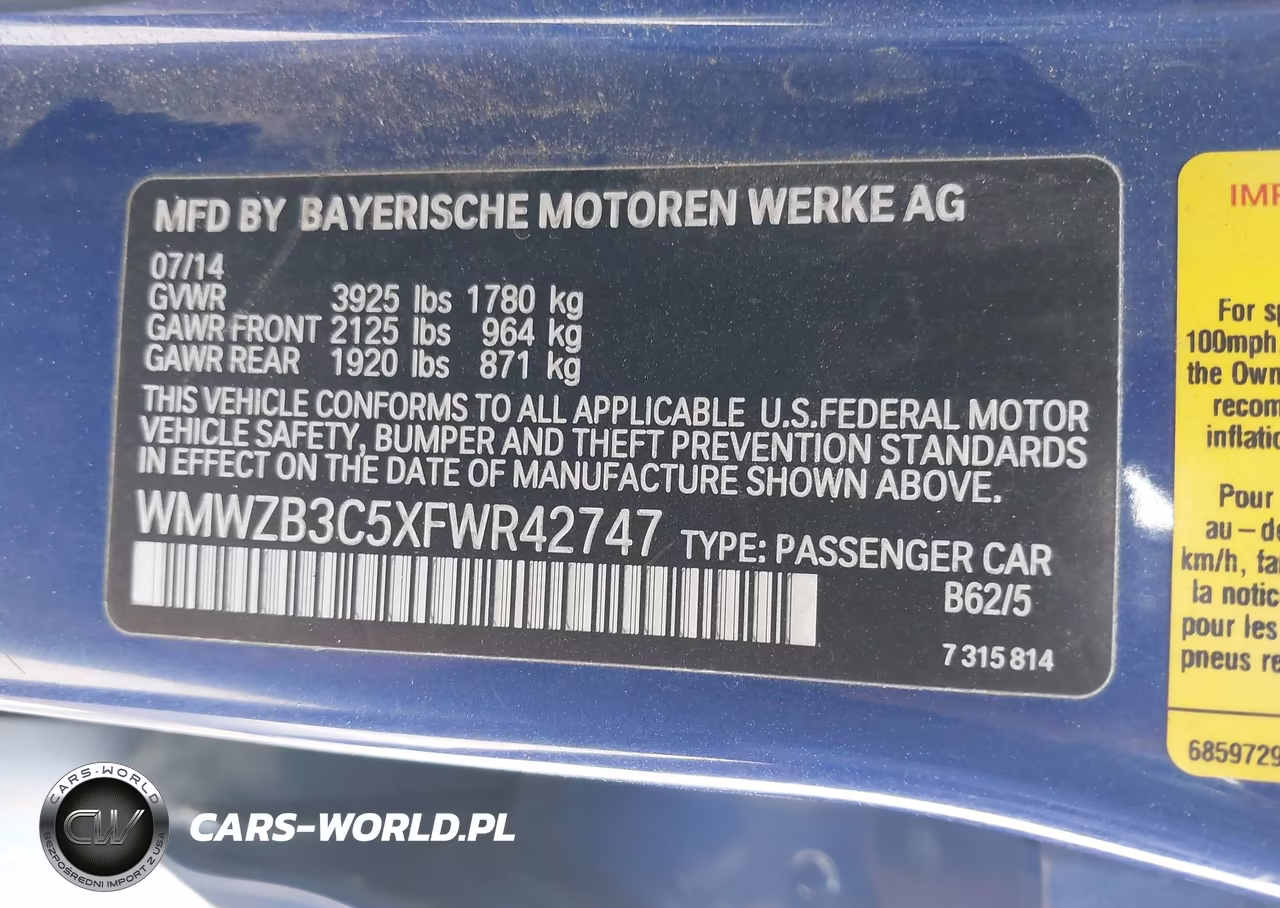 2015 Mini Countryman Cooper VIN:WMWZB3C5XFWR42747 - 9