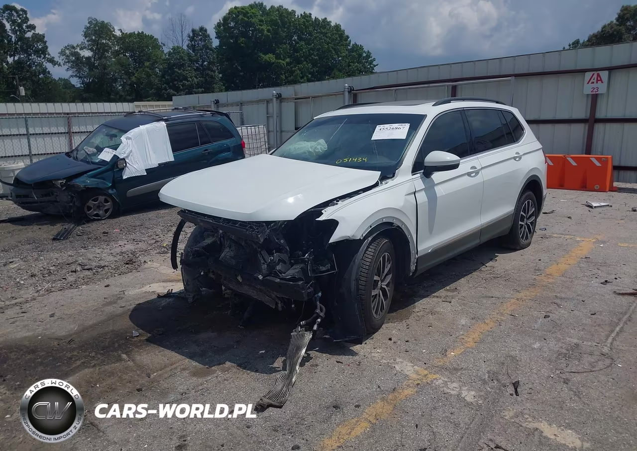 2021 Volkswagen Tiguan 2.0T Se-2.0T Se R-Line Black-2.0T Sel VIN:3VV3B7AX0MM051434 - 2
