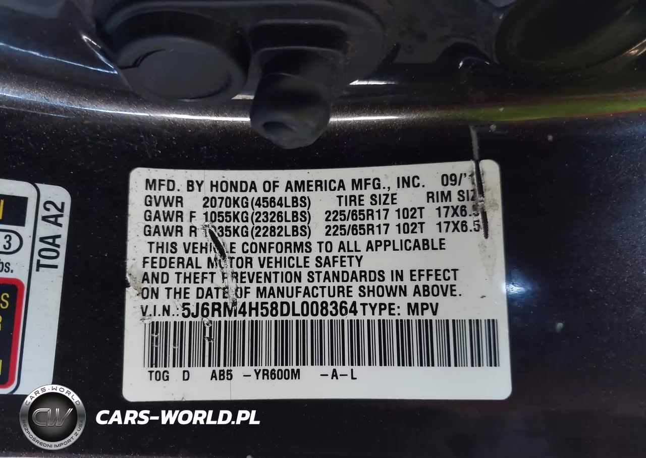 2013 Honda Cr-V Ex VIN:5J6RM4H58DL008364 - 9