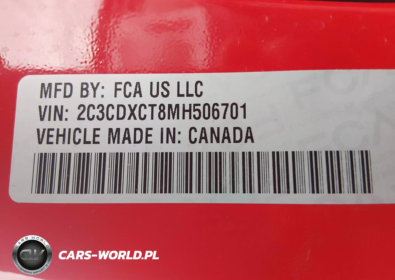 2021 Dodge Charger R-T Rwd VIN:2C3CDXCT8MH506701 - 9