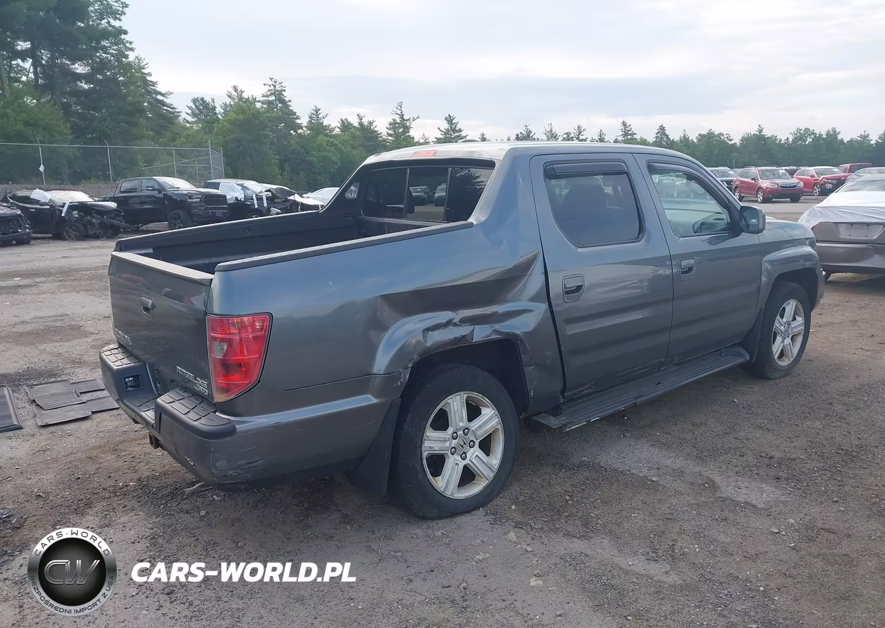 2010 Honda Ridgeline Rtl VIN:5FPYK1F55AB009552 - 4