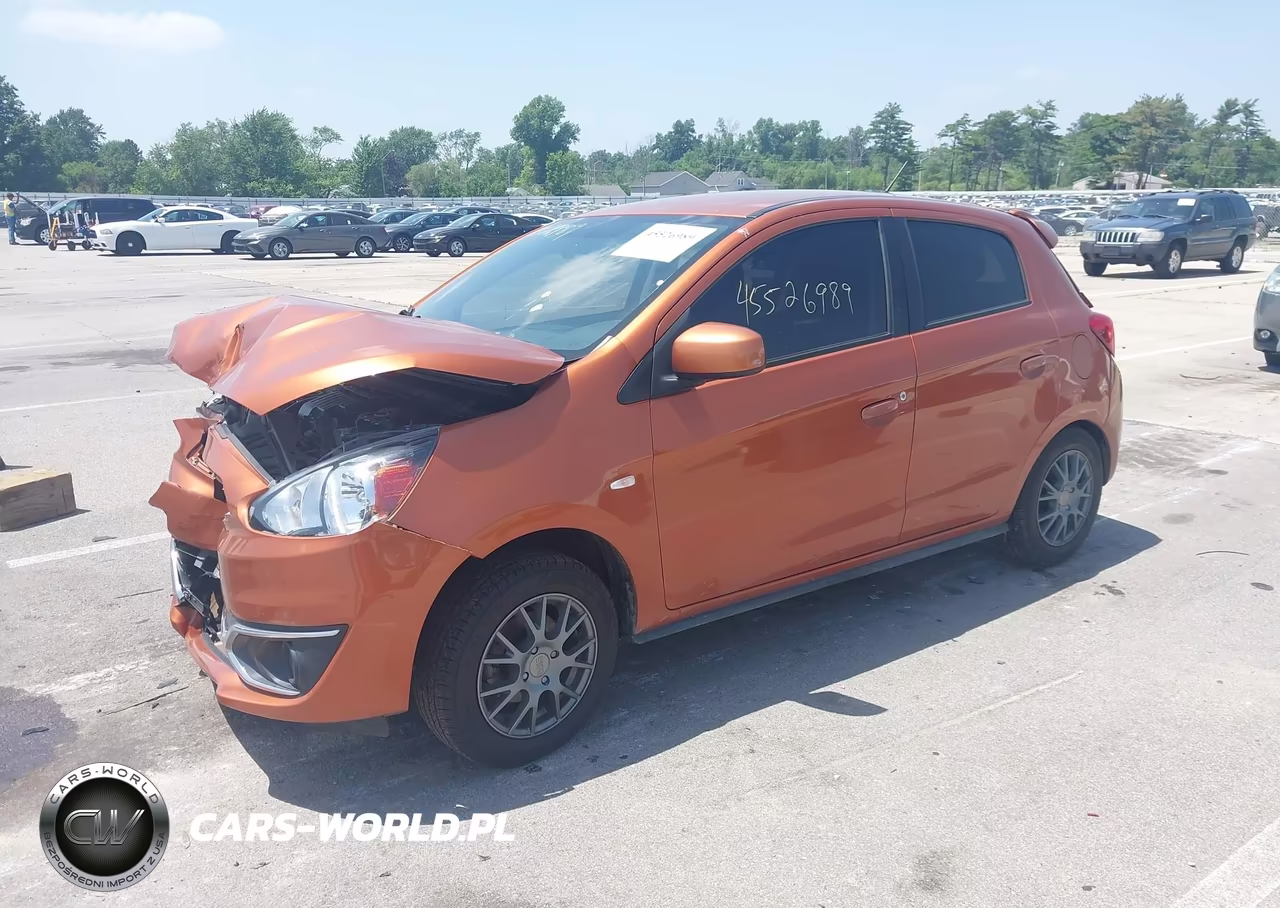 2017 Mitsubishi Mirage Es VIN:ML32A3HJ0HH019555 - 2