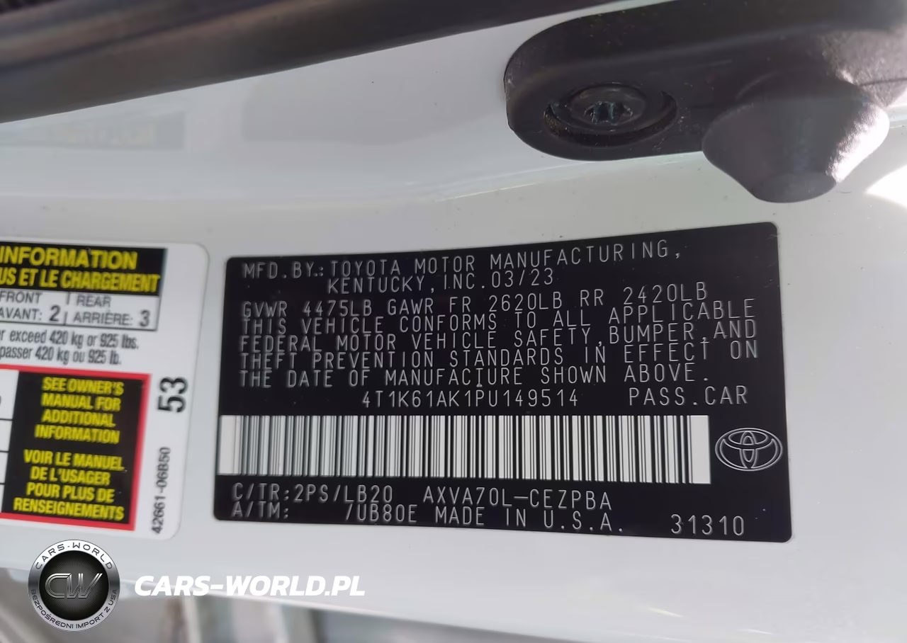2023 Toyota Camry Xse VIN:4T1K61AK1PU149514 - 9