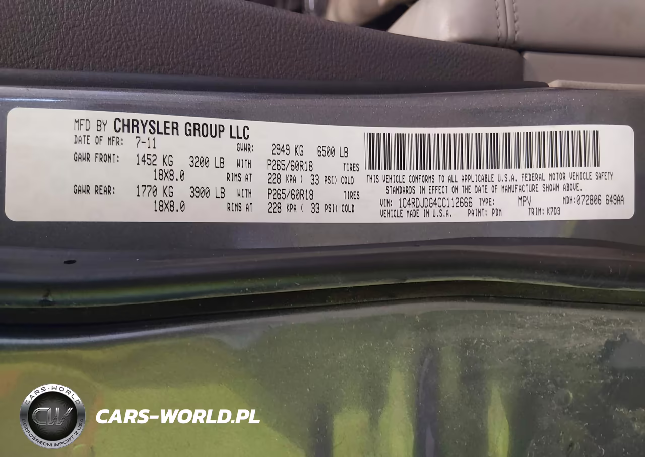 2012 Dodge Durango Crew VIN:1C4RDJDG4CC112666 - 9