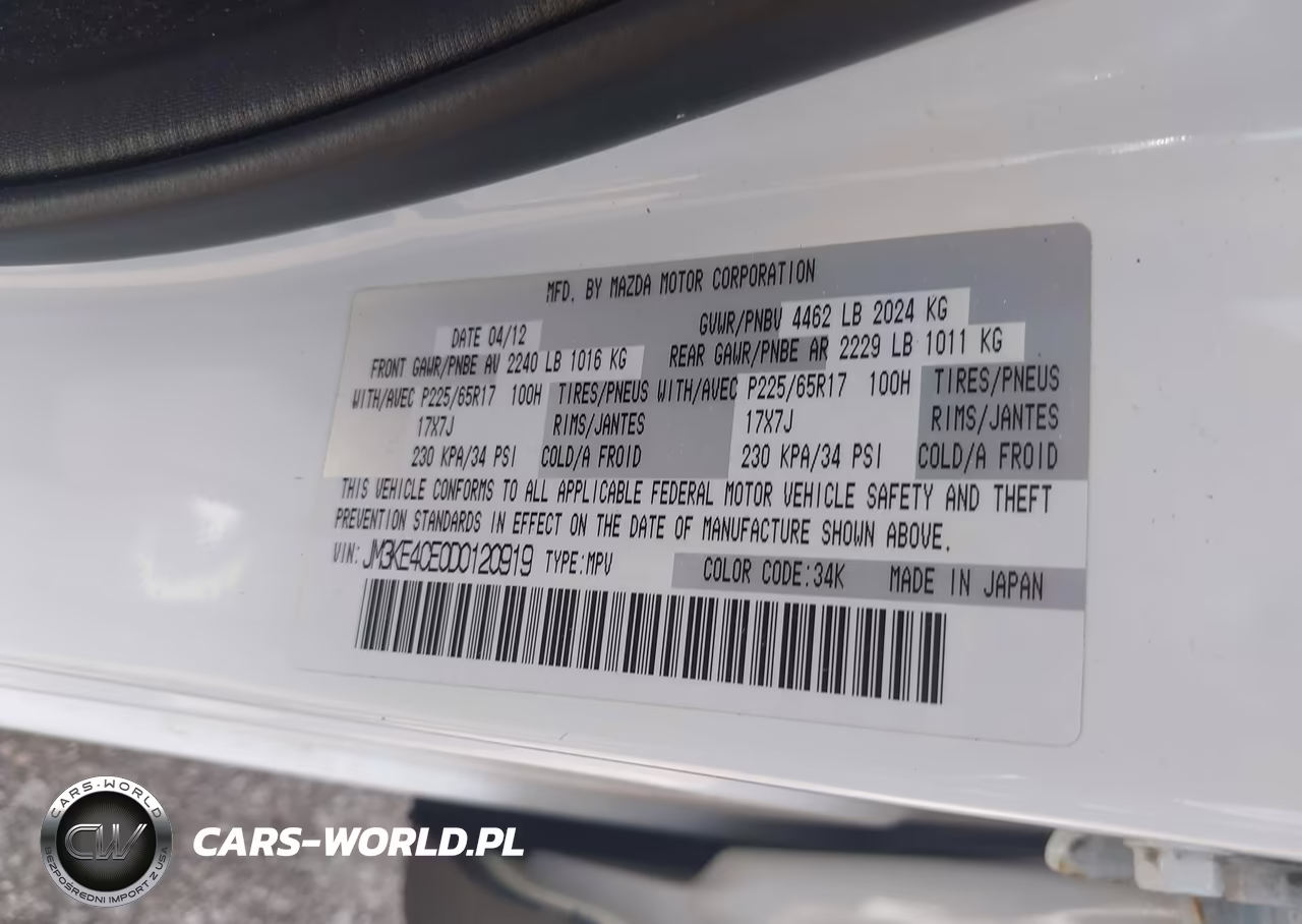 2013 Mazda Cx-5 Touring VIN:JM3KE4CE0D0120919 - 9