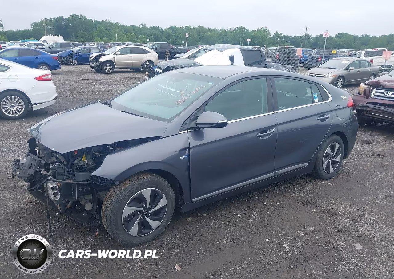 2017 Hyundai Ioniq Hybrid Sel VIN:KMHC75LC1HU047999 - 2