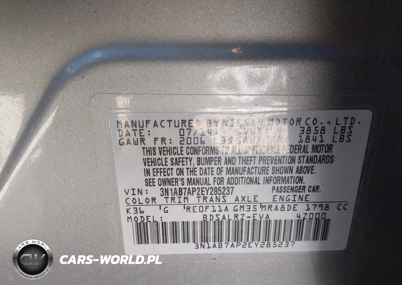 2014 Nissan Sentra Sr VIN:3N1AB7AP2EY285237 - 9