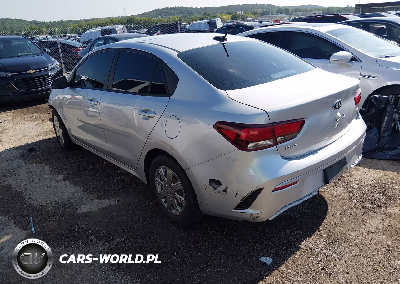 2021 Kia Rio Lx VIN:3KPA24AD3ME413406 - 3