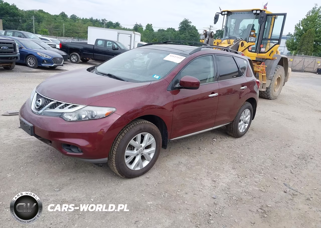2011 Nissan Murano Sl VIN:JN8AZ1MW0BW170555 - 2