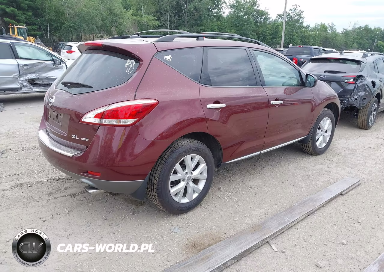 2011 Nissan Murano Sl VIN:JN8AZ1MW0BW170555 - 4