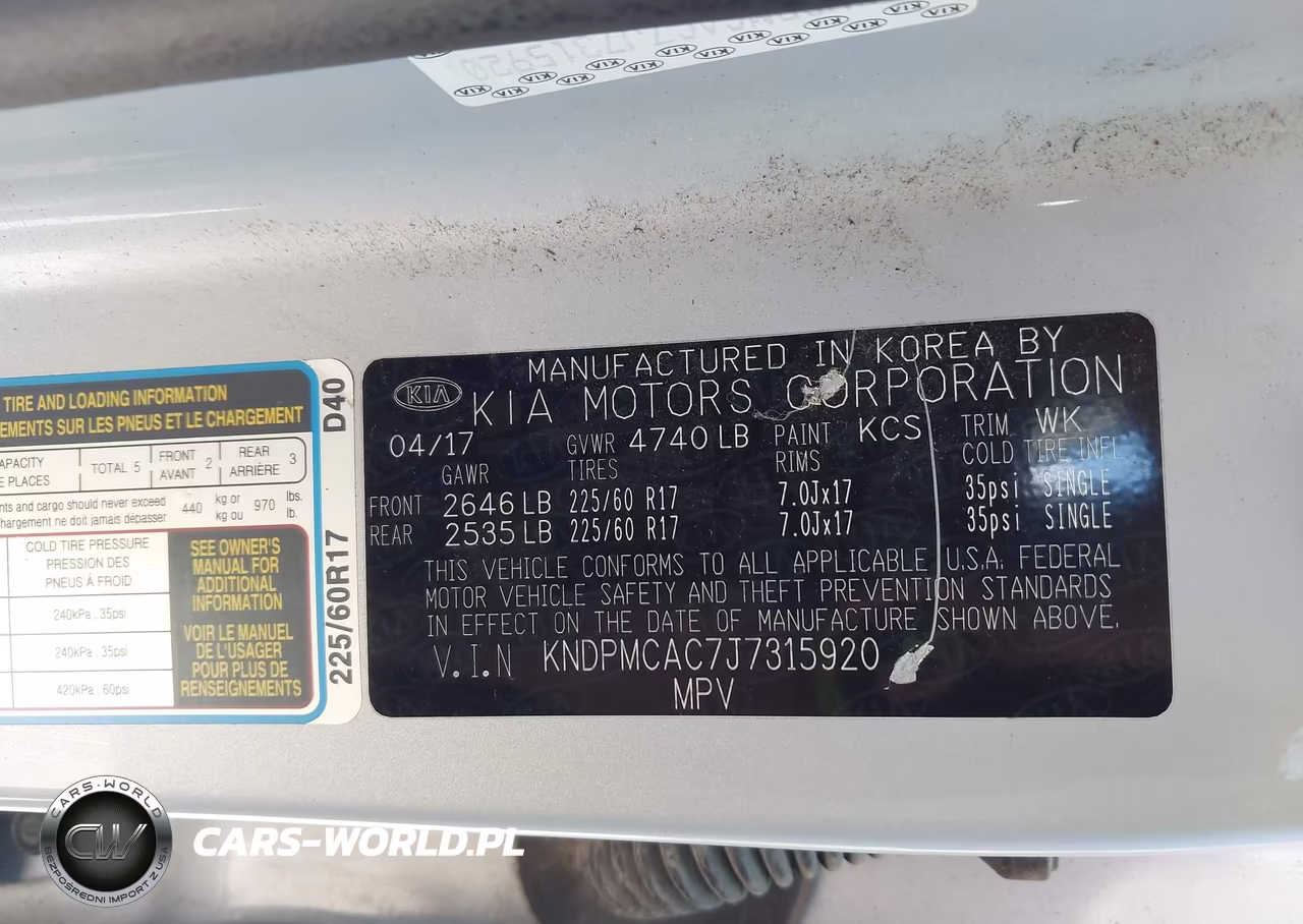 2018 Kia Sportage Lx VIN:KNDPMCAC7J7315920 - 9