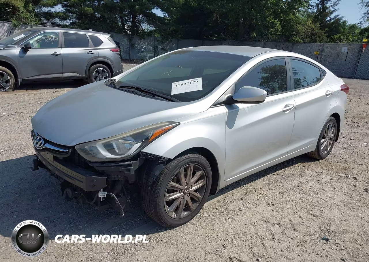 2015 Hyundai Elantra Se VIN:5NPDH4AE6FH622576 - 2