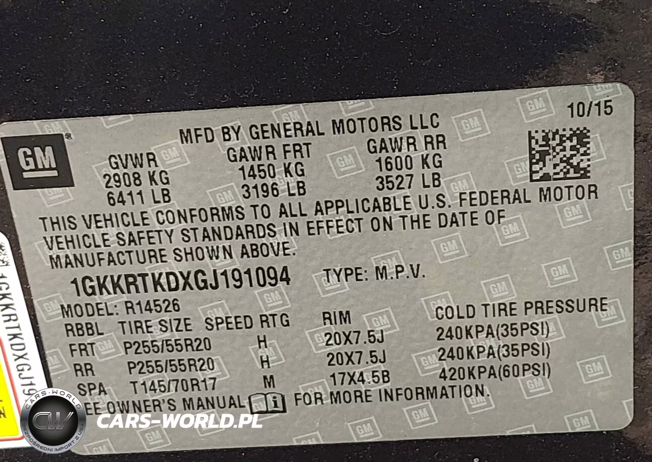 2016 GMC Acadia Denali VIN:1GKKRTKDXGJ191094 - 9