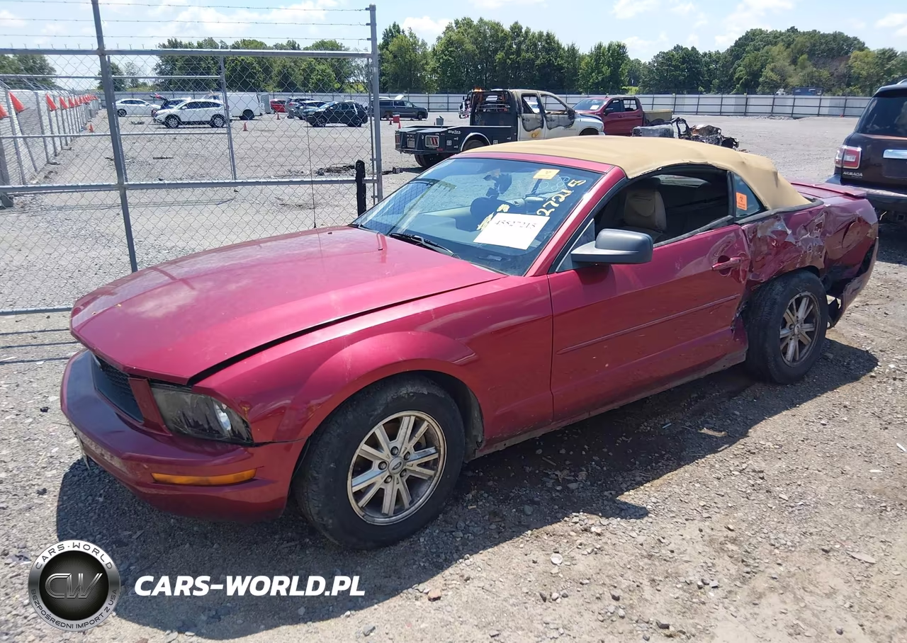 2007 Ford Mustang V6 Deluxe-V6 Premium VIN:1ZVFT84N975262115 - 2